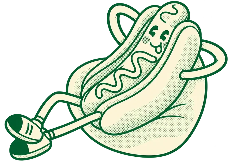 Mr Hotdog Mascot