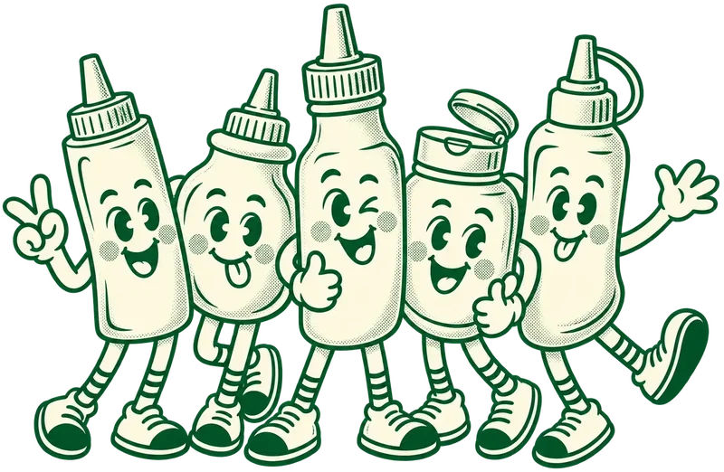 Mr Sauces Mascot